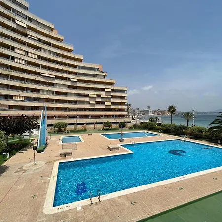 Calpe Apartamento 1A Linea De Playa Piscina Reformado Wifi Aire Exterior photo